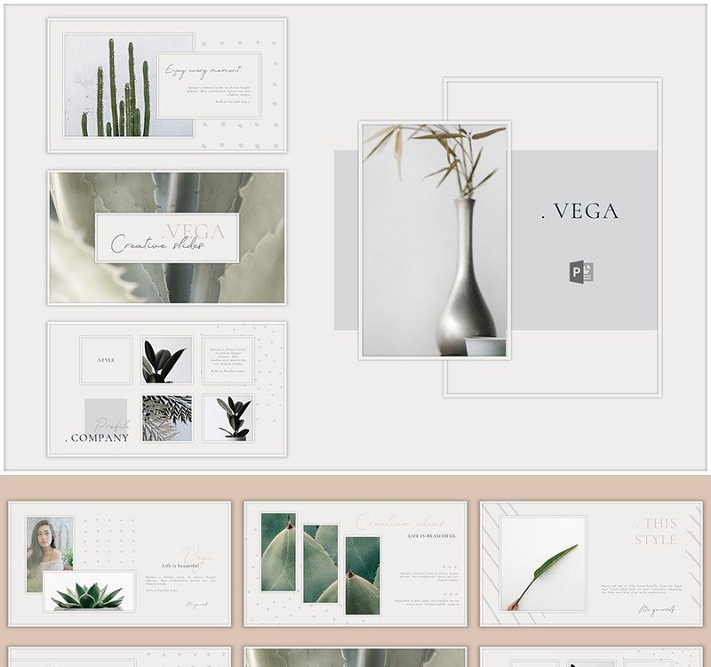 Detail Vega Powerpoint Template Nomer 8