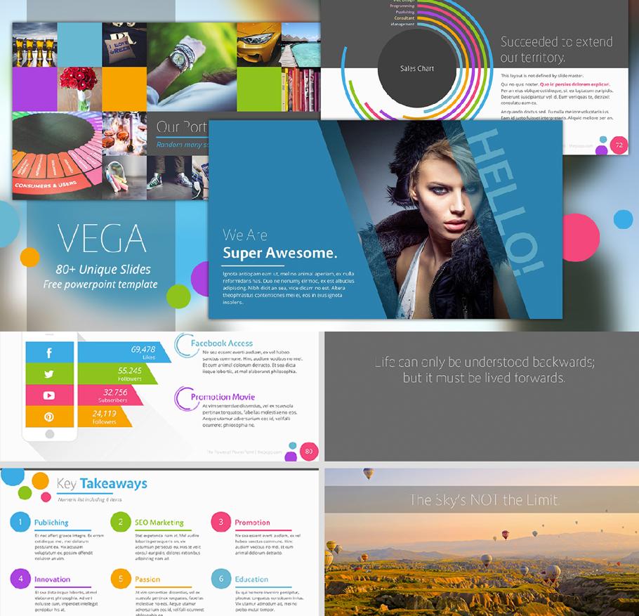 Detail Vega Powerpoint Template Nomer 10