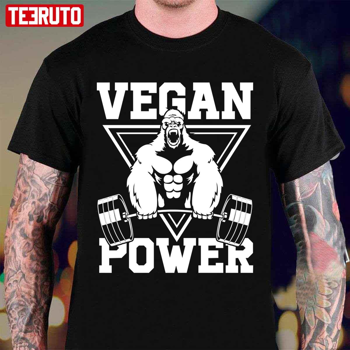 Detail Vegan Bodybuilding Shirts Nomer 26