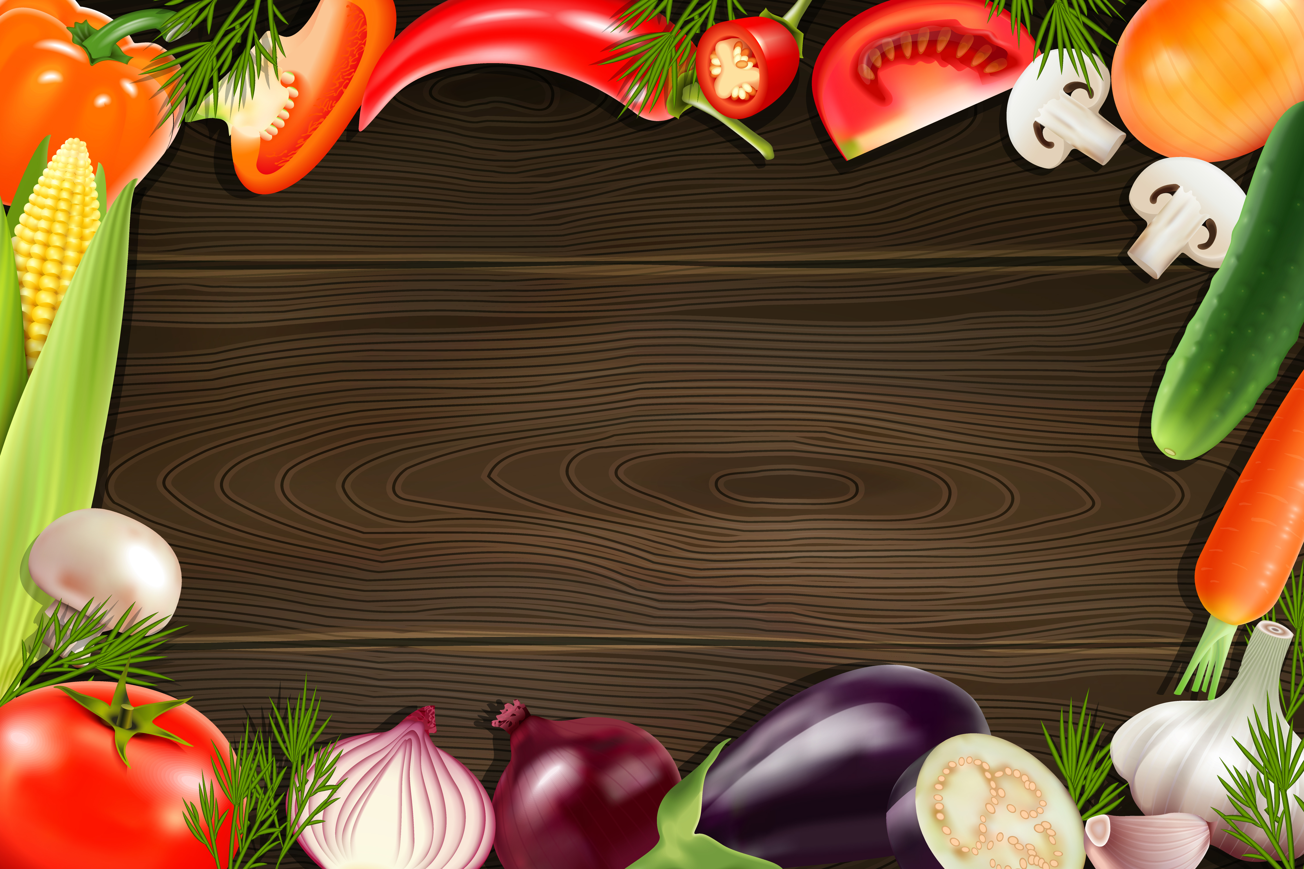 Detail Vegetable Background Nomer 4