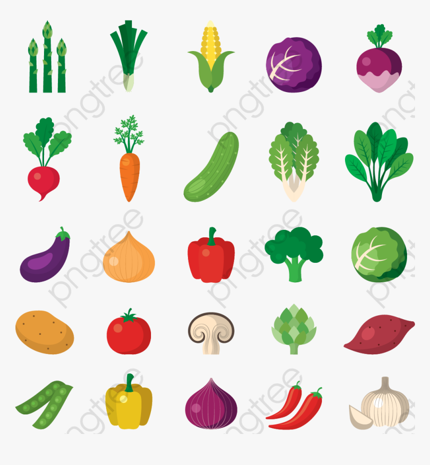 Detail Vegetables Vector Png Nomer 18