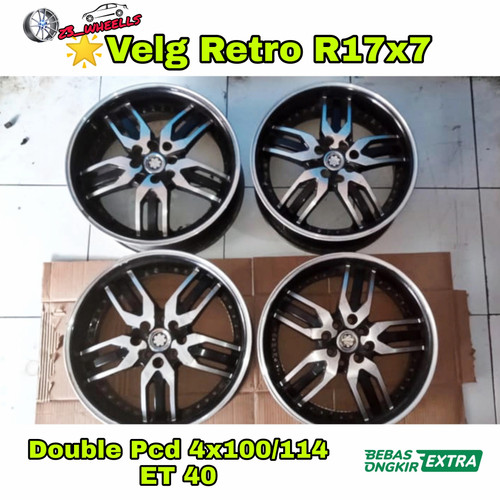 Detail Velg Mobil Retro Nomer 44