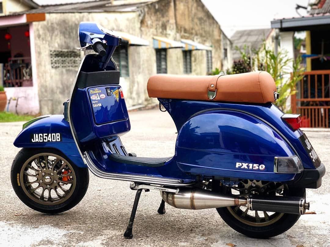 Detail Vespa Px Biru Nomer 3