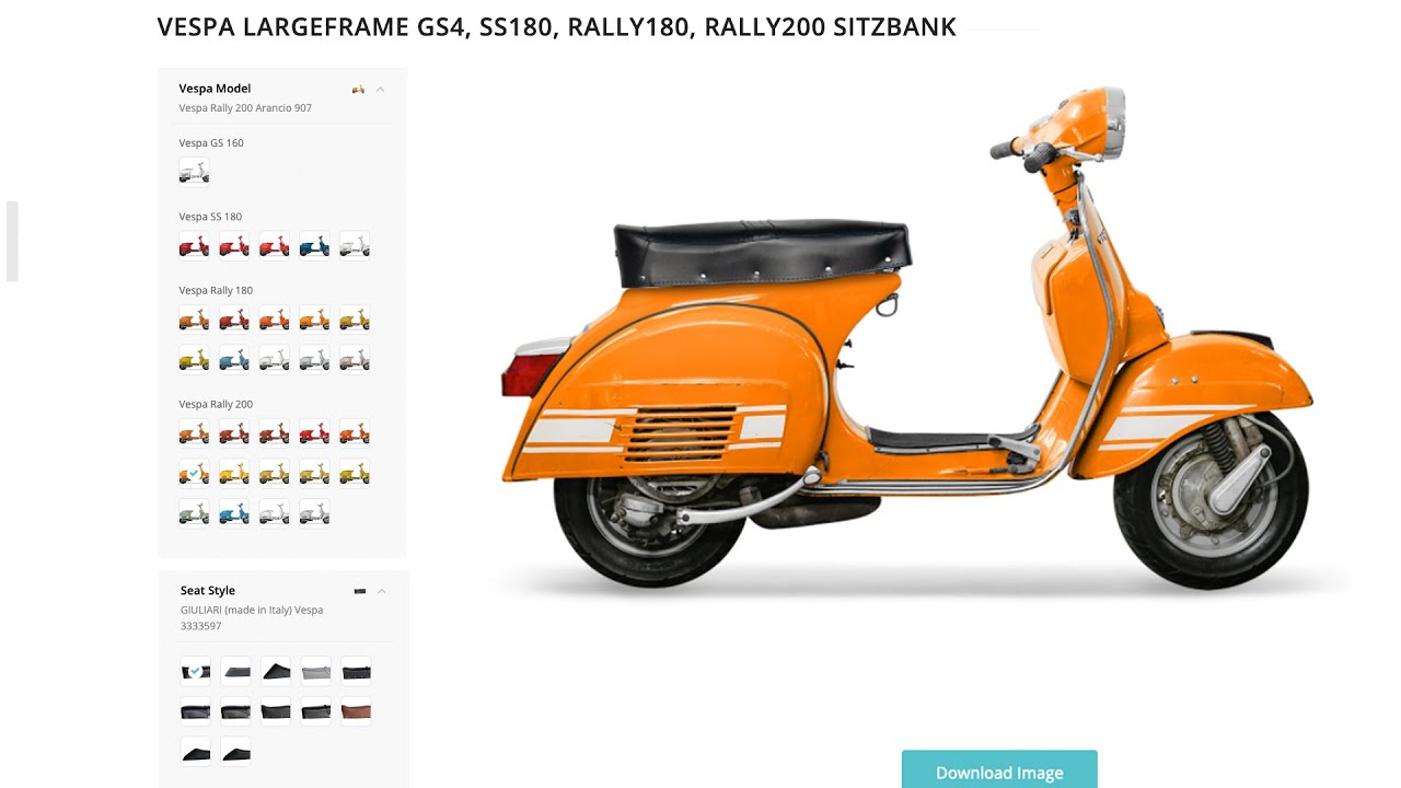 Detail Vespa Sprint Rally 200 Nomer 24