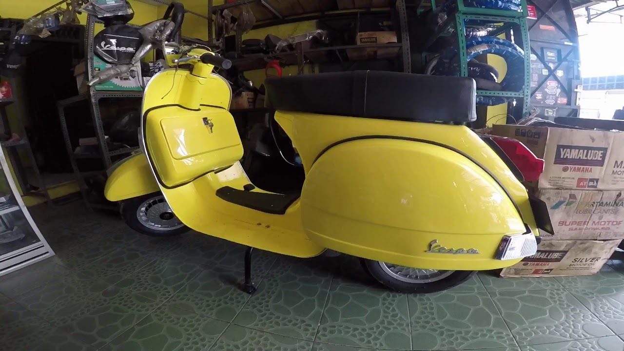 Detail Vespa Super Warna Kuning Nomer 10