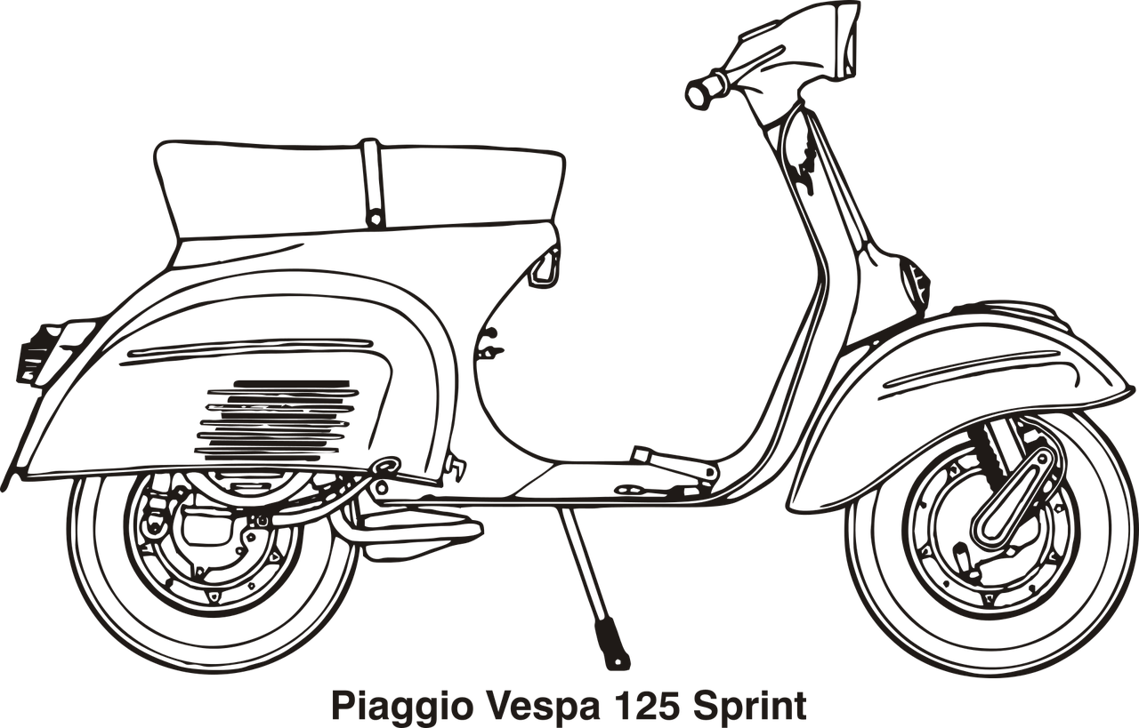 Detail Vespa Vector Png Nomer 8