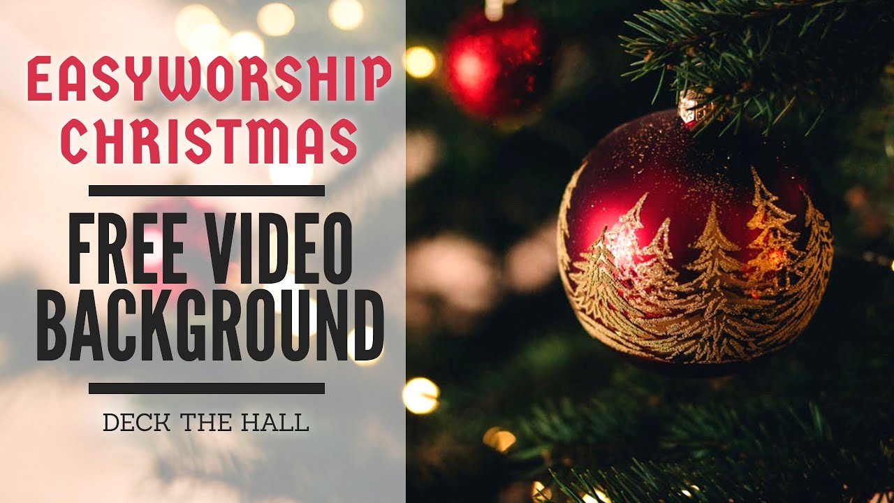 Detail Video Background Easyworship Christmas Nomer 15