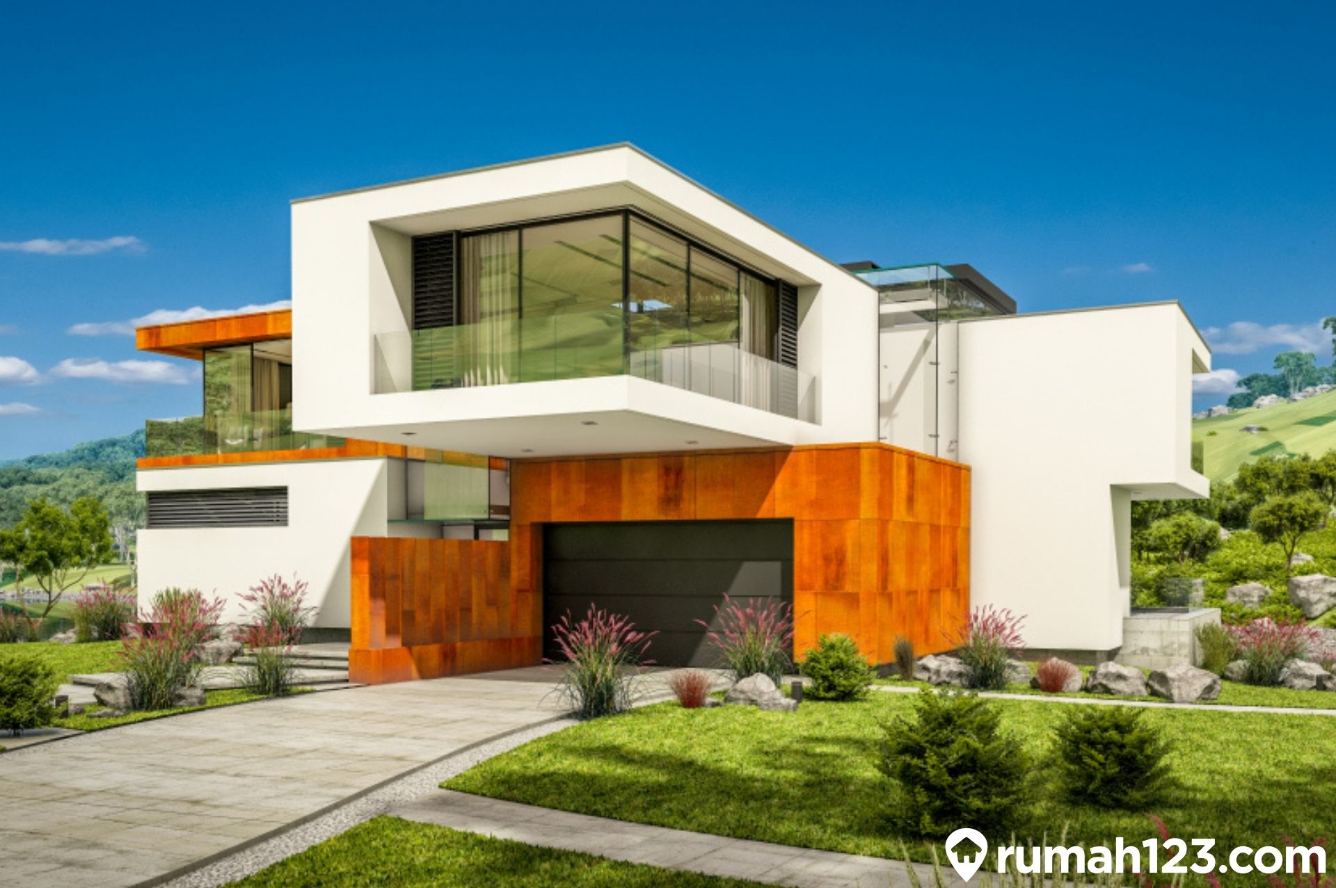 Detail Rumah Futuristik Minimalis Nomer 8