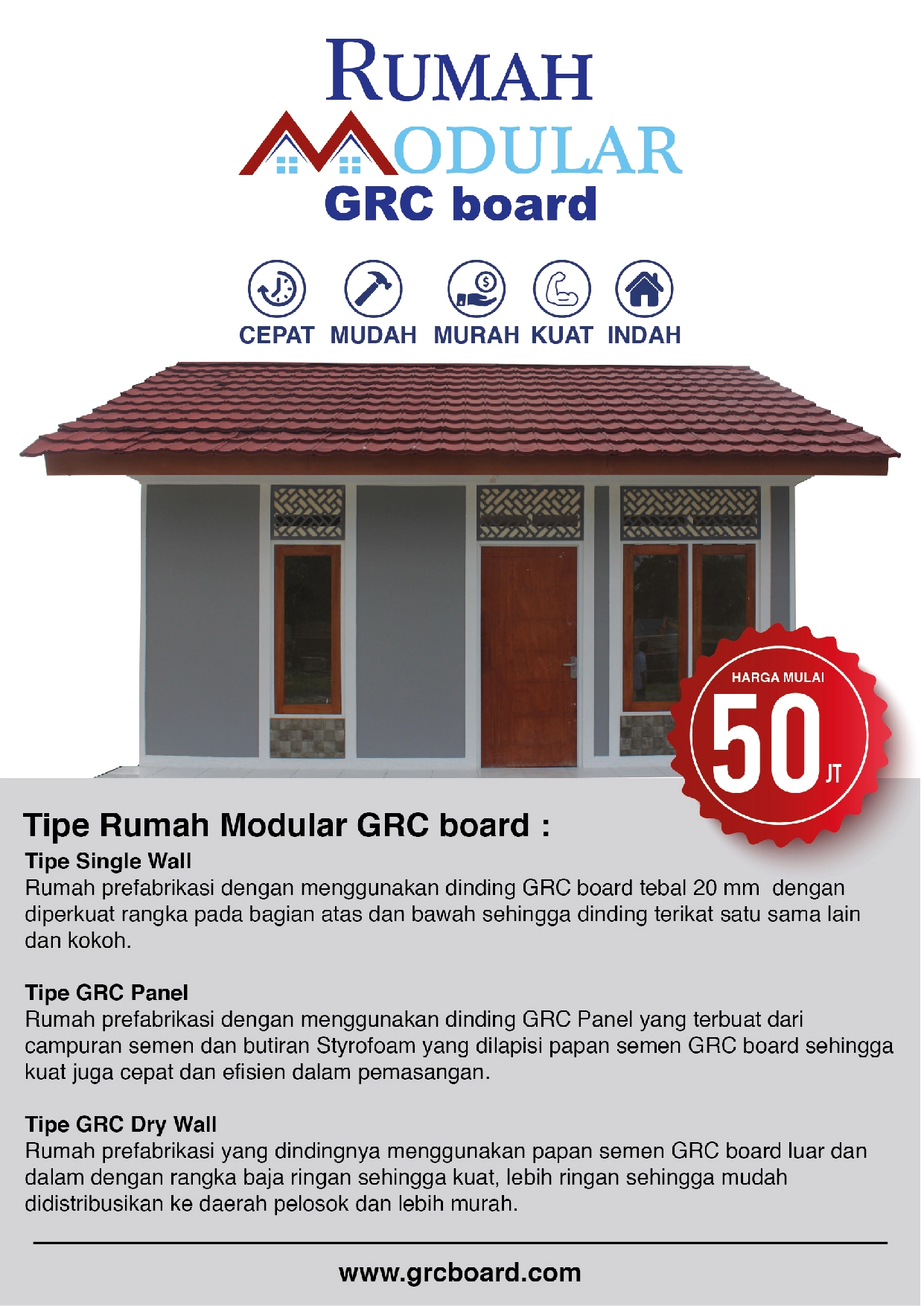 Detail Rumah Grc Board Nomer 8