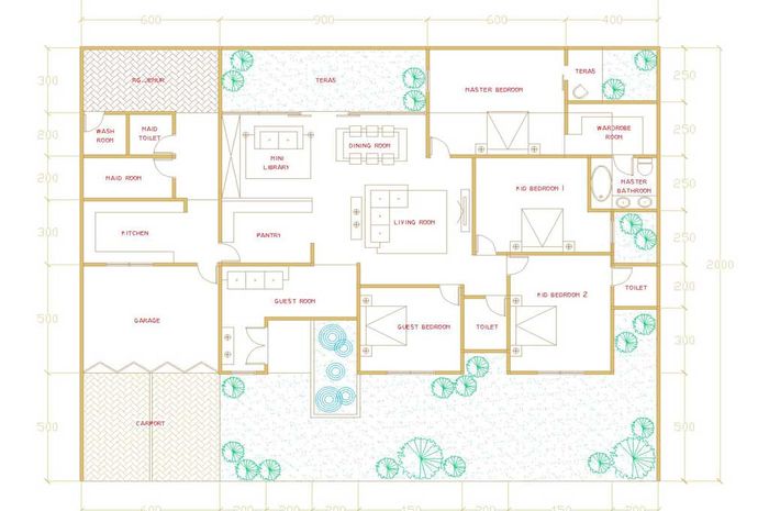 Detail Rumah Hadap Utara Nomer 4