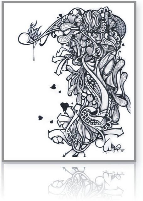 Detail Vignet Seni Rupa Nomer 16