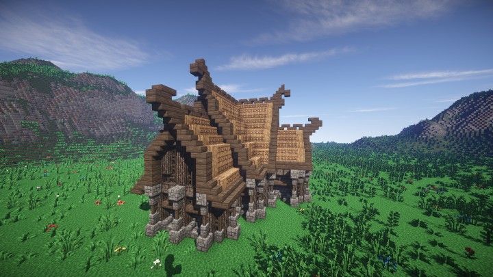 Detail Viking Architecture Minecraft Nomer 14