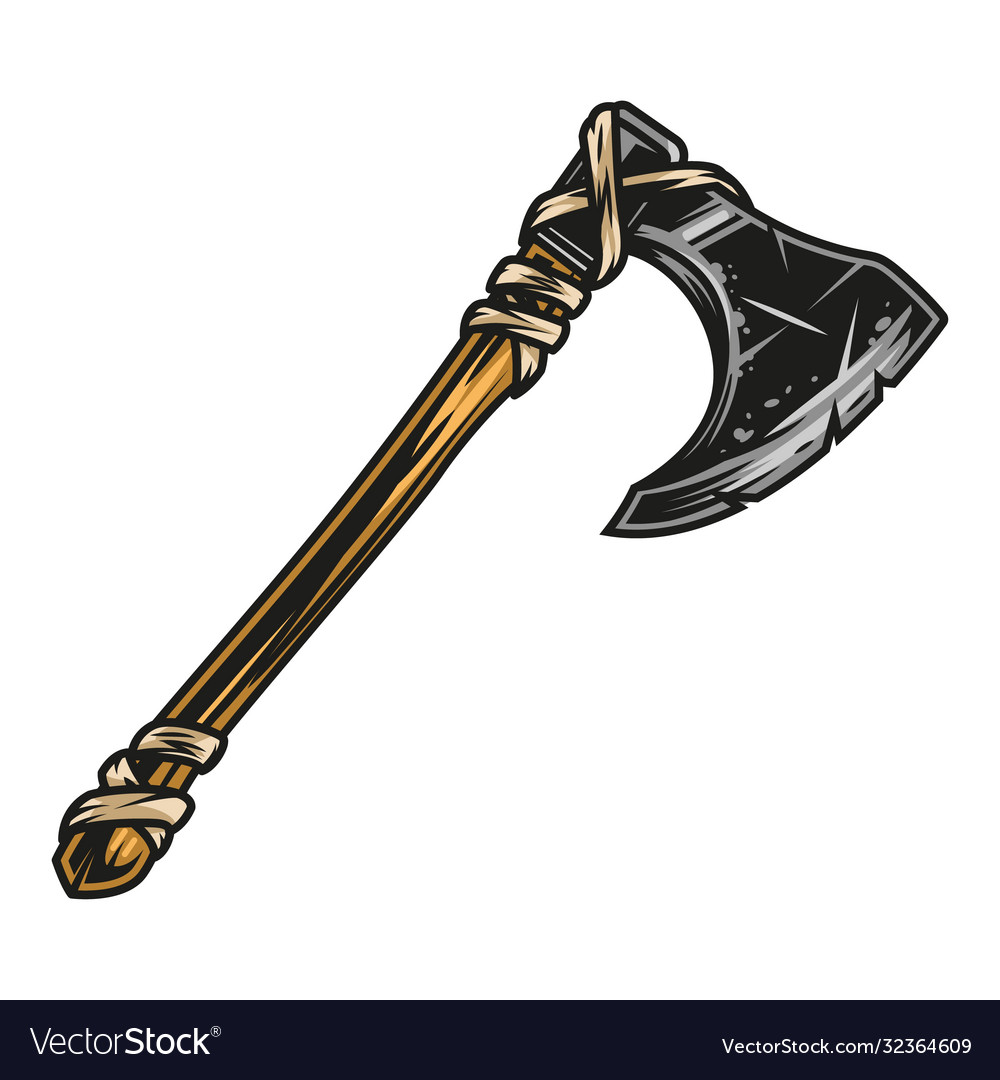 Viking Axe Vector - KibrisPDR