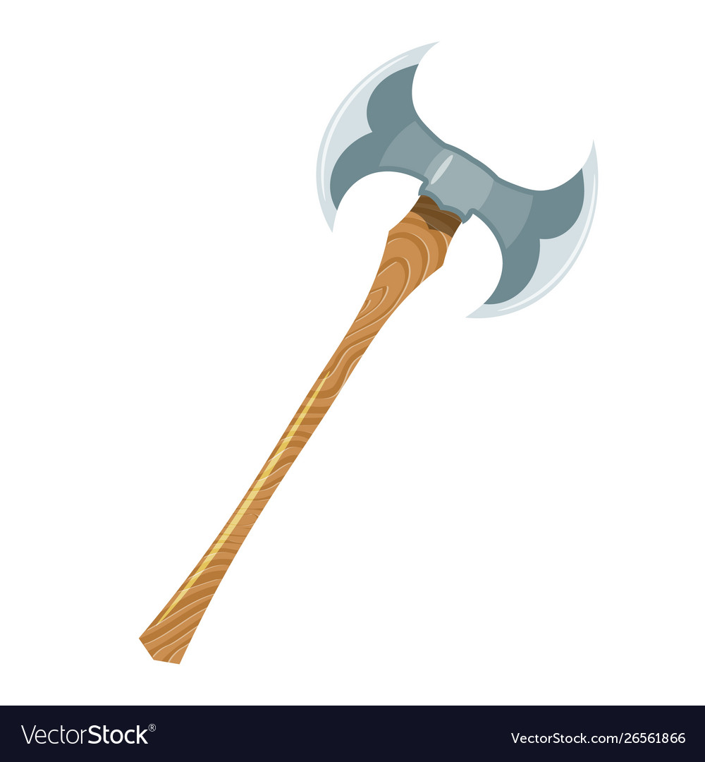 Detail Viking Axe Vector Nomer 17