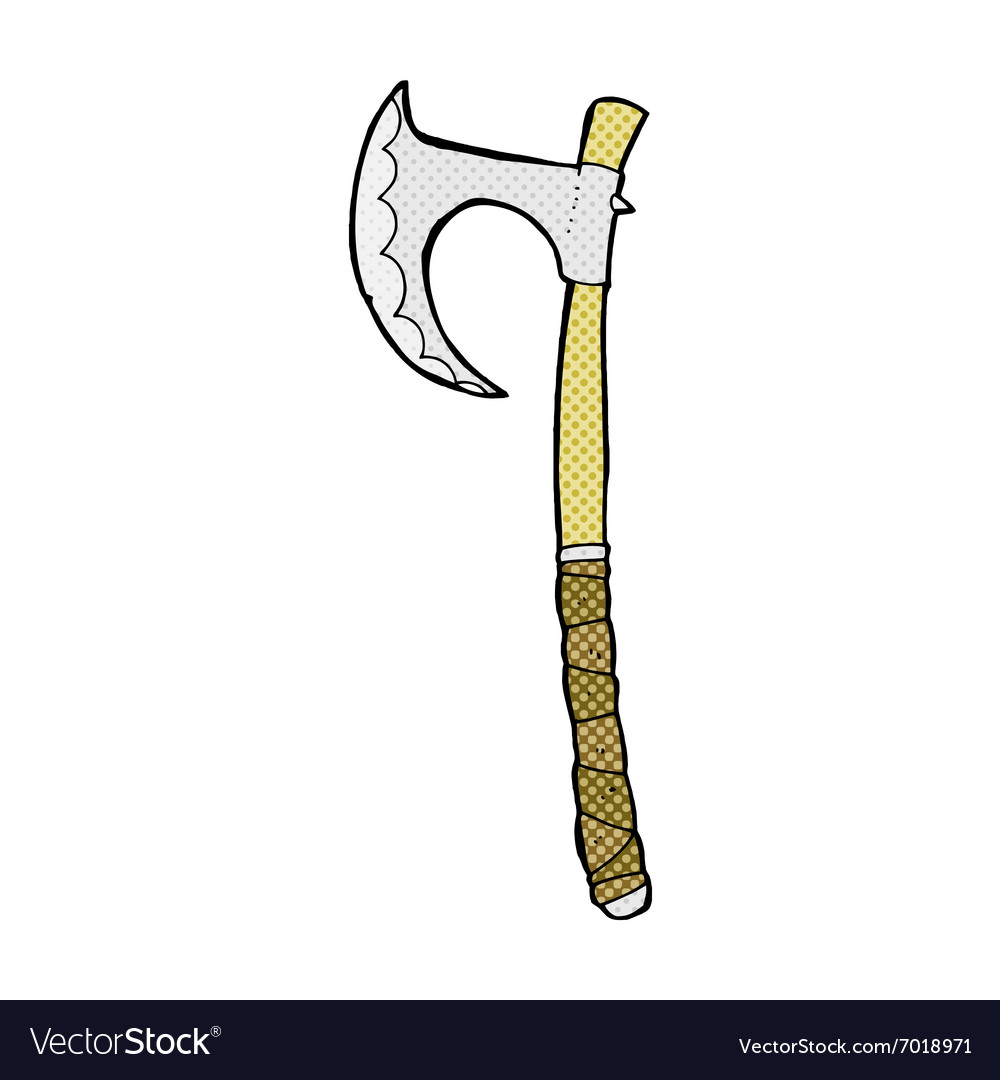 Detail Viking Axe Vector Nomer 25