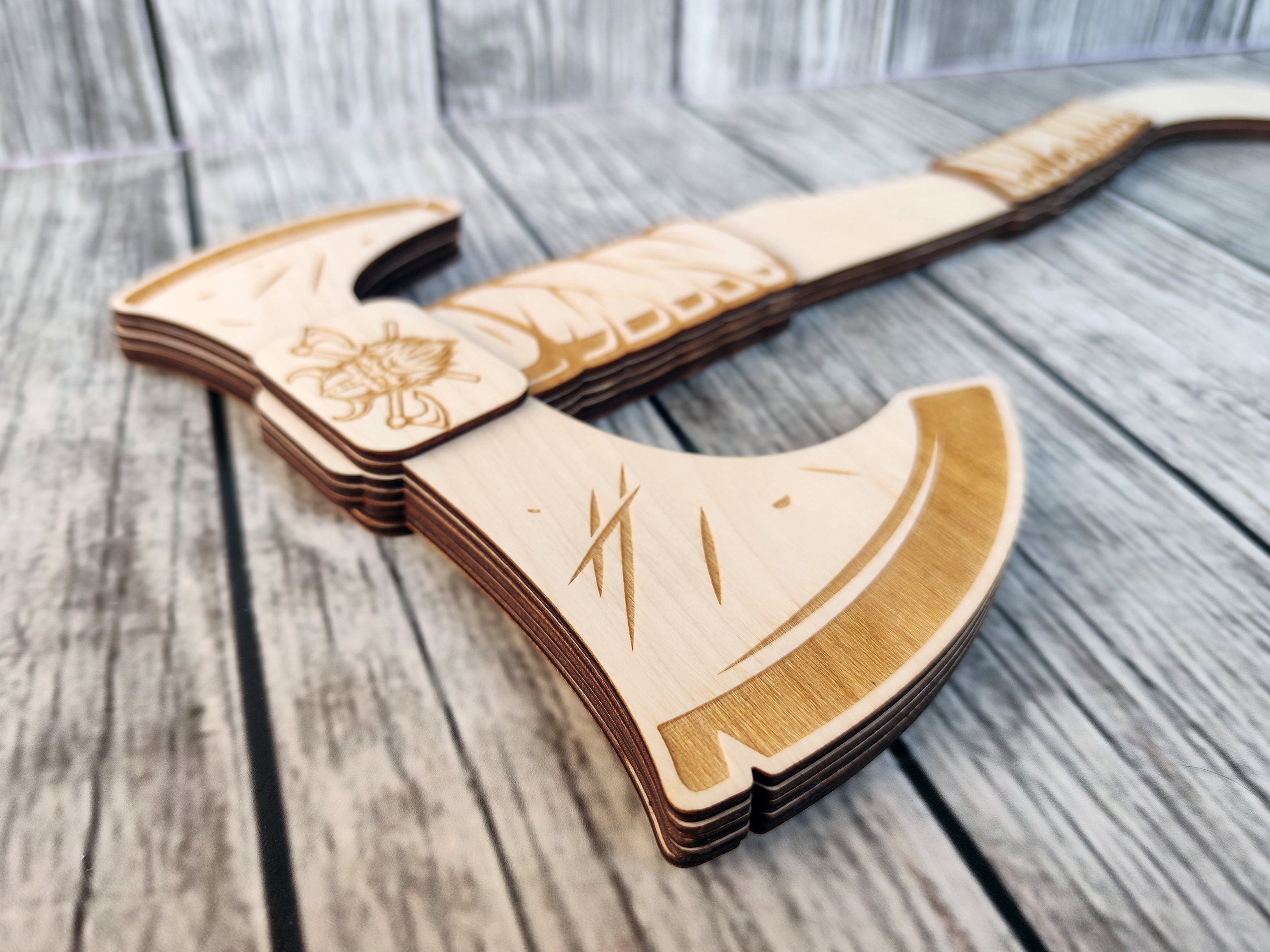 Detail Viking Axe Vector Nomer 31