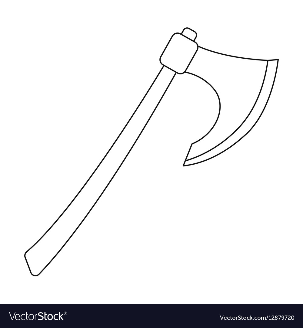 Detail Viking Axe Vector Nomer 32