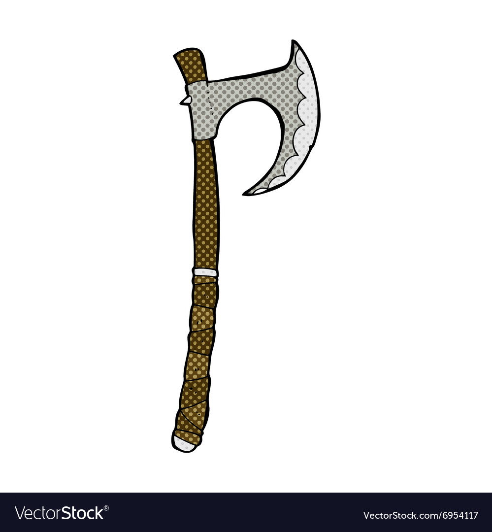 Detail Viking Axe Vector Nomer 39