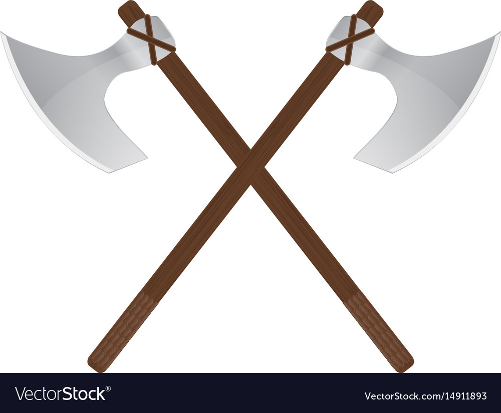 Detail Viking Axe Vector Nomer 41