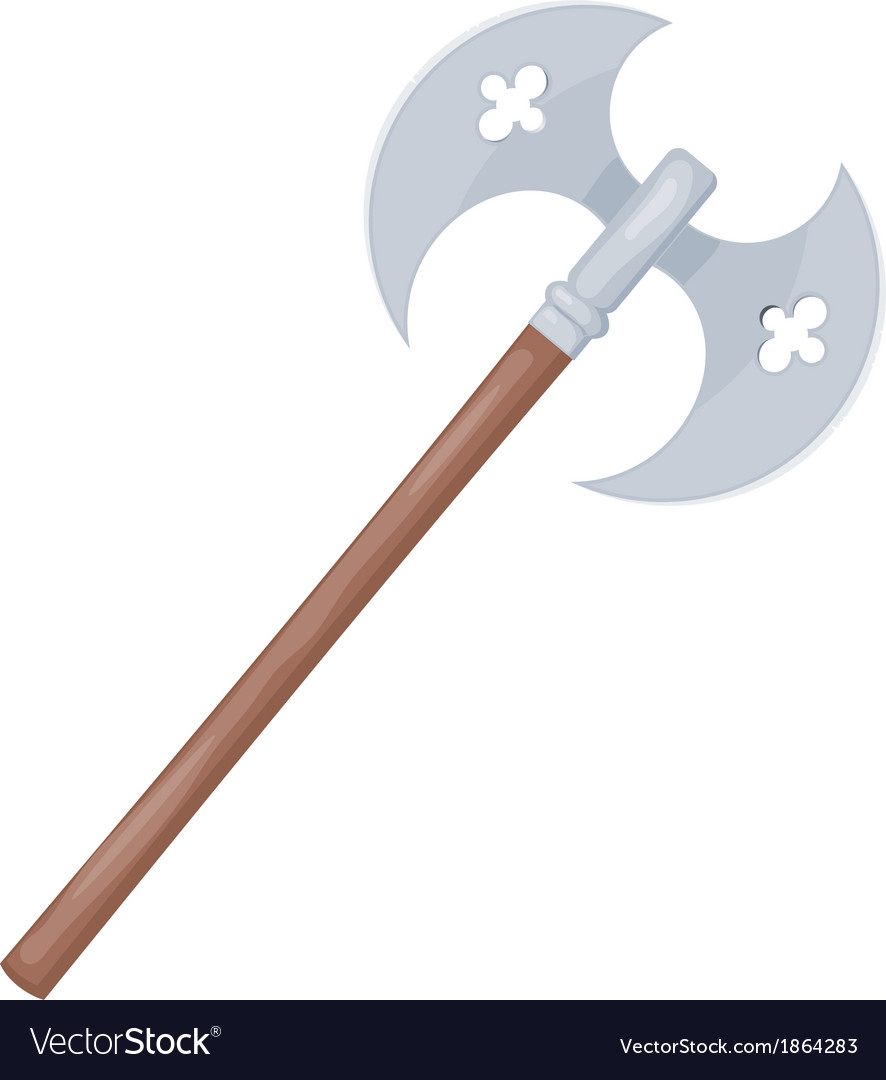 Detail Viking Axe Vector Nomer 46