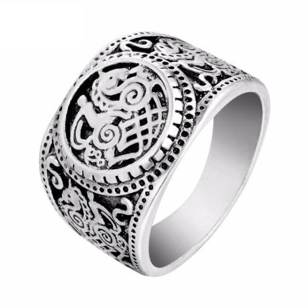 Detail Viking Biker Rings Nomer 43