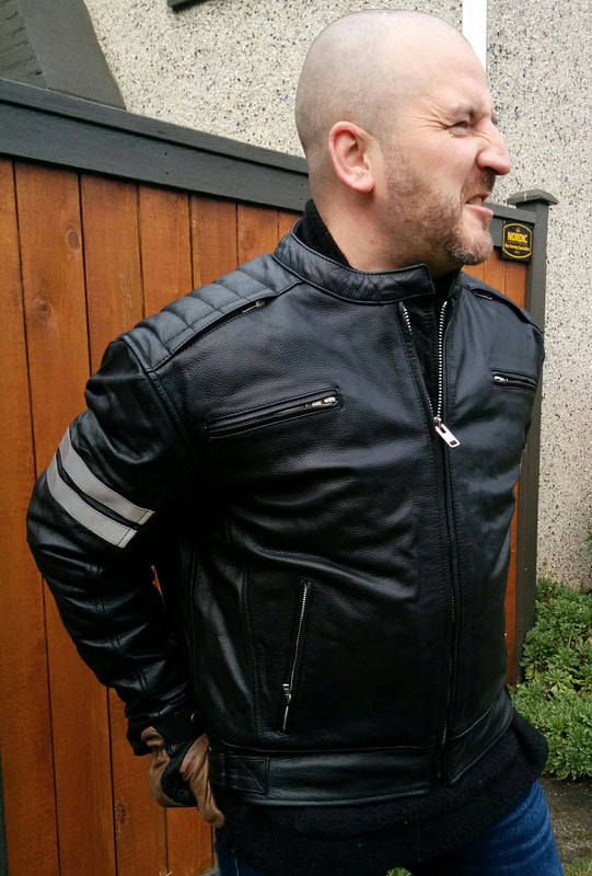 Detail Viking Cycle Leather Jacket Nomer 49