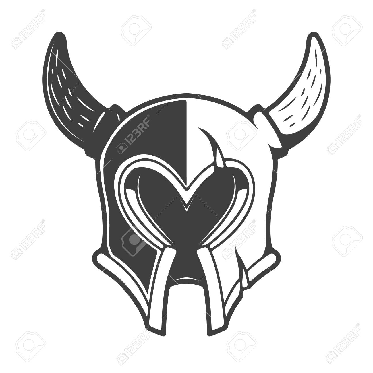 Detail Viking Helmet Logo Nomer 29