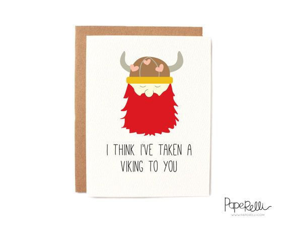 Detail Viking Valentines Card Nomer 13