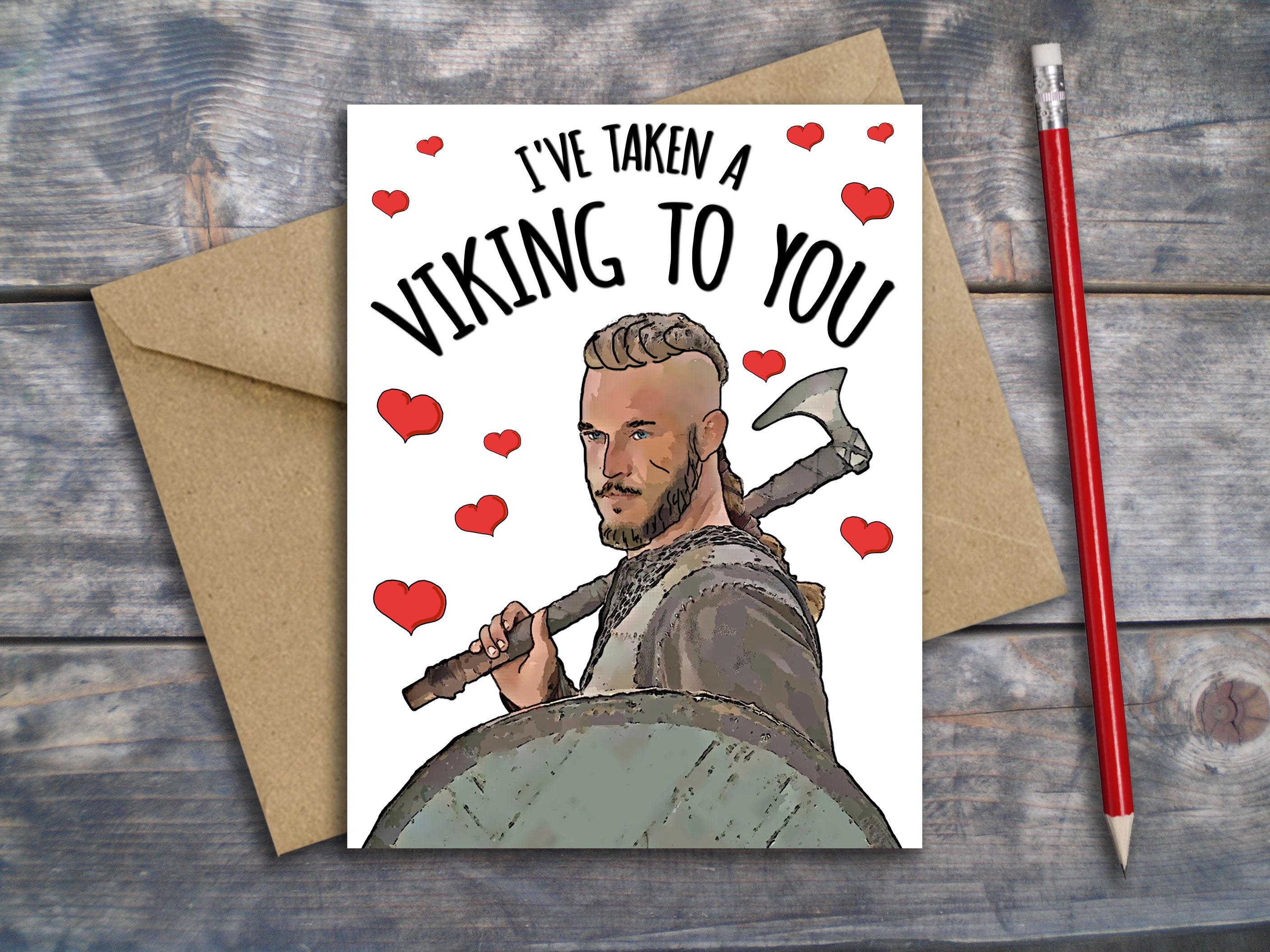 Detail Viking Valentines Card Nomer 6