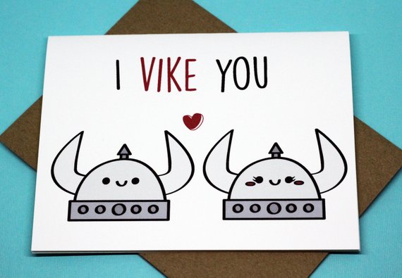 Detail Viking Valentines Card Nomer 56