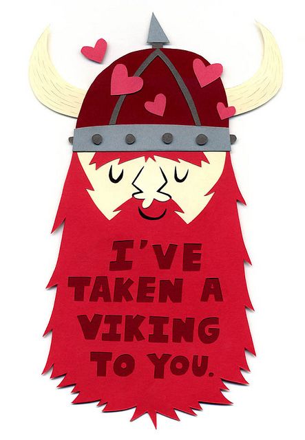 Detail Viking Valentines Card Nomer 9