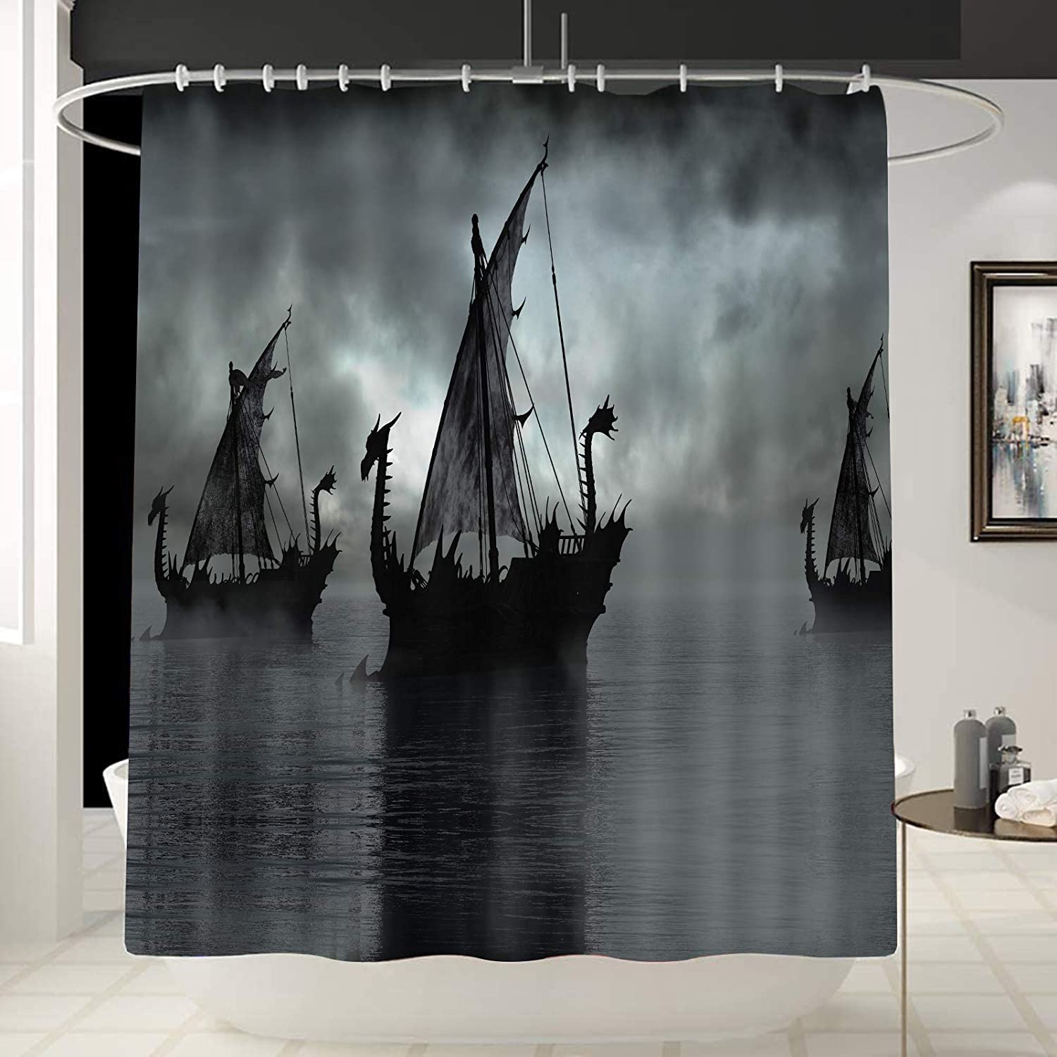 Detail Vikings Shower Curtains Nomer 20