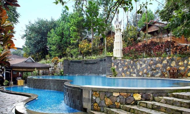 Detail Villa Di Bogor Dengan Pemandangan Indah Nomer 23