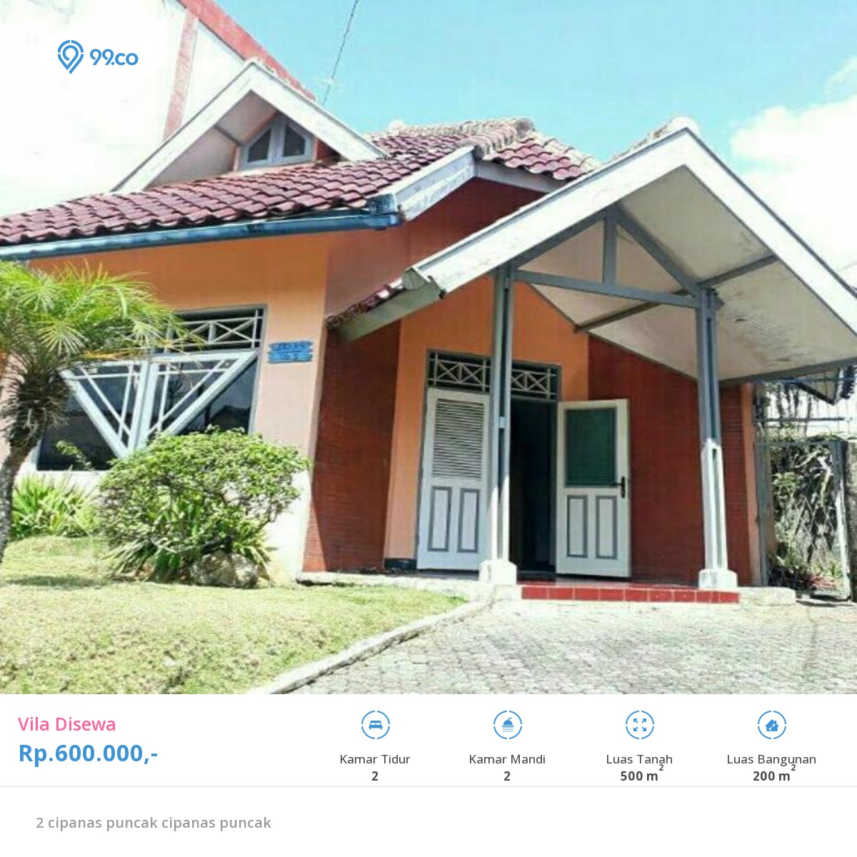 Detail Villa Rumah Murah Di Puncak Dibawah 500 Ribu Nomer 32