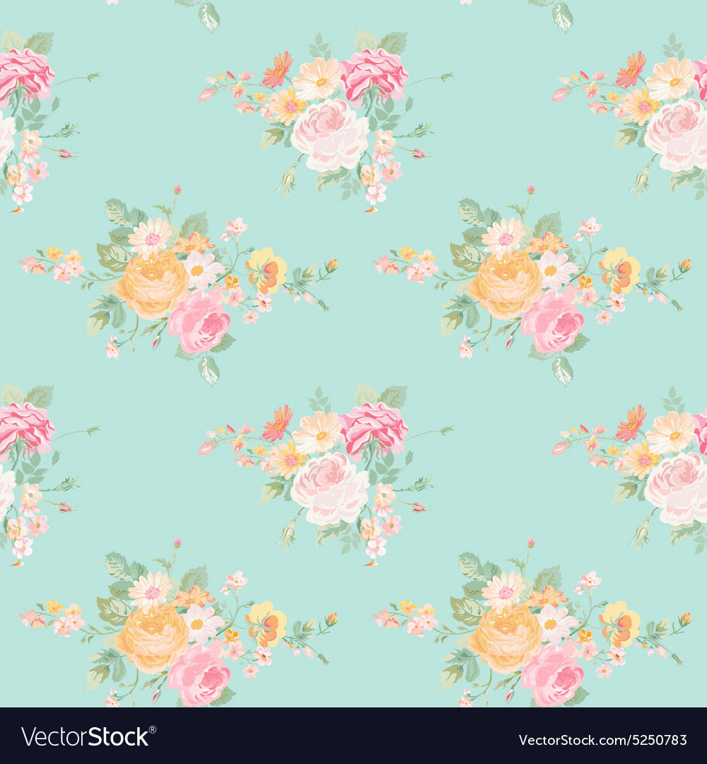 Detail Vintage Background Flower Nomer 56