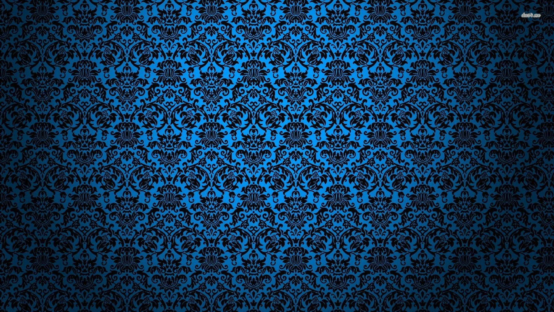 Detail Vintage Background Pattern Blue Nomer 14