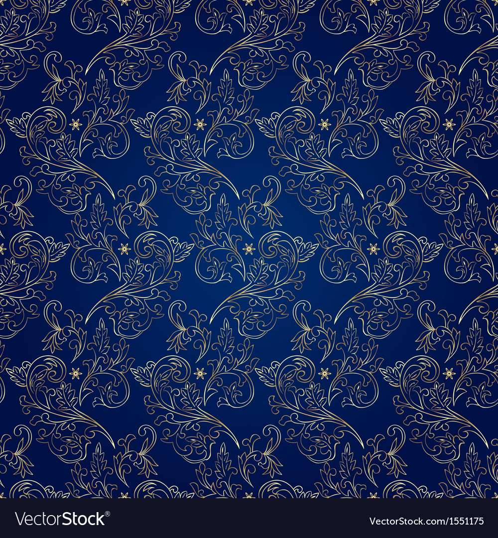 Detail Vintage Background Pattern Blue Nomer 21