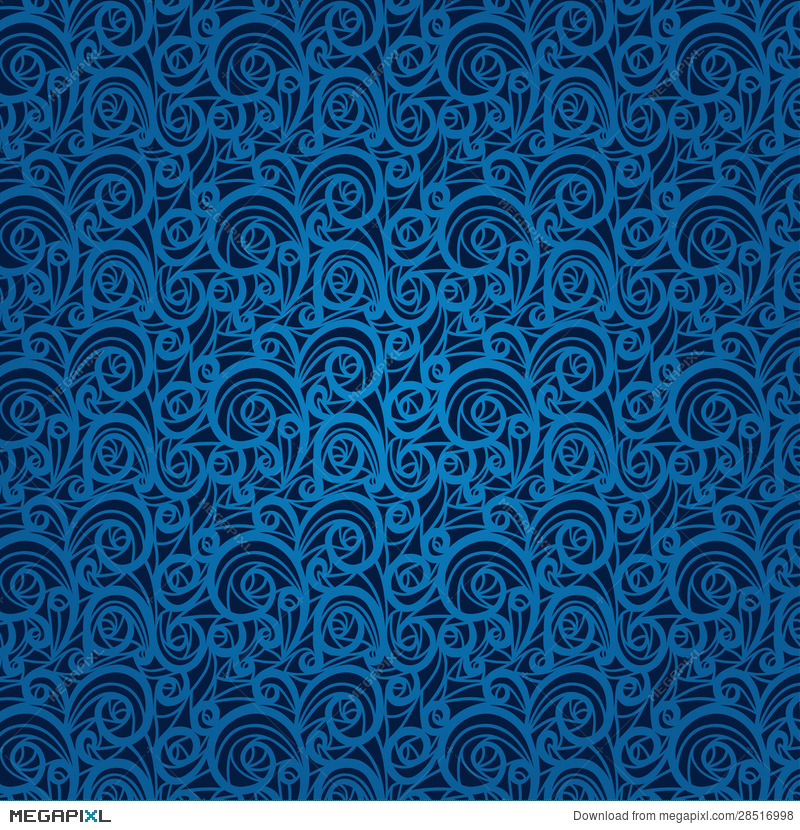 Detail Vintage Background Pattern Blue Nomer 25