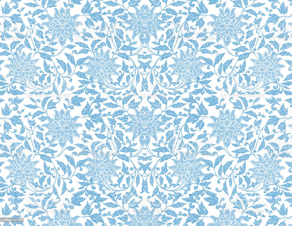 Detail Vintage Background Pattern Blue Nomer 30