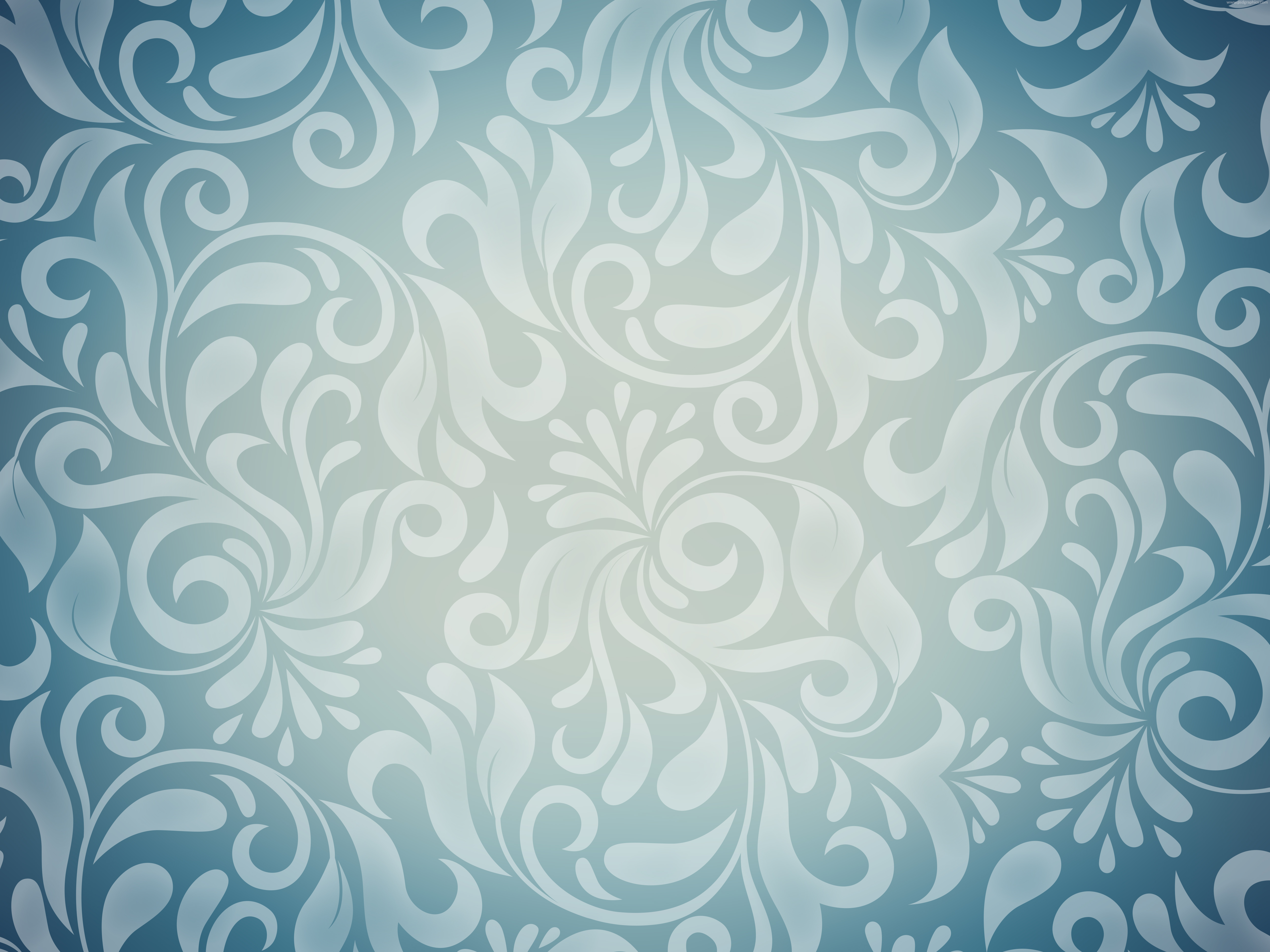 Detail Vintage Background Pattern Blue Nomer 34