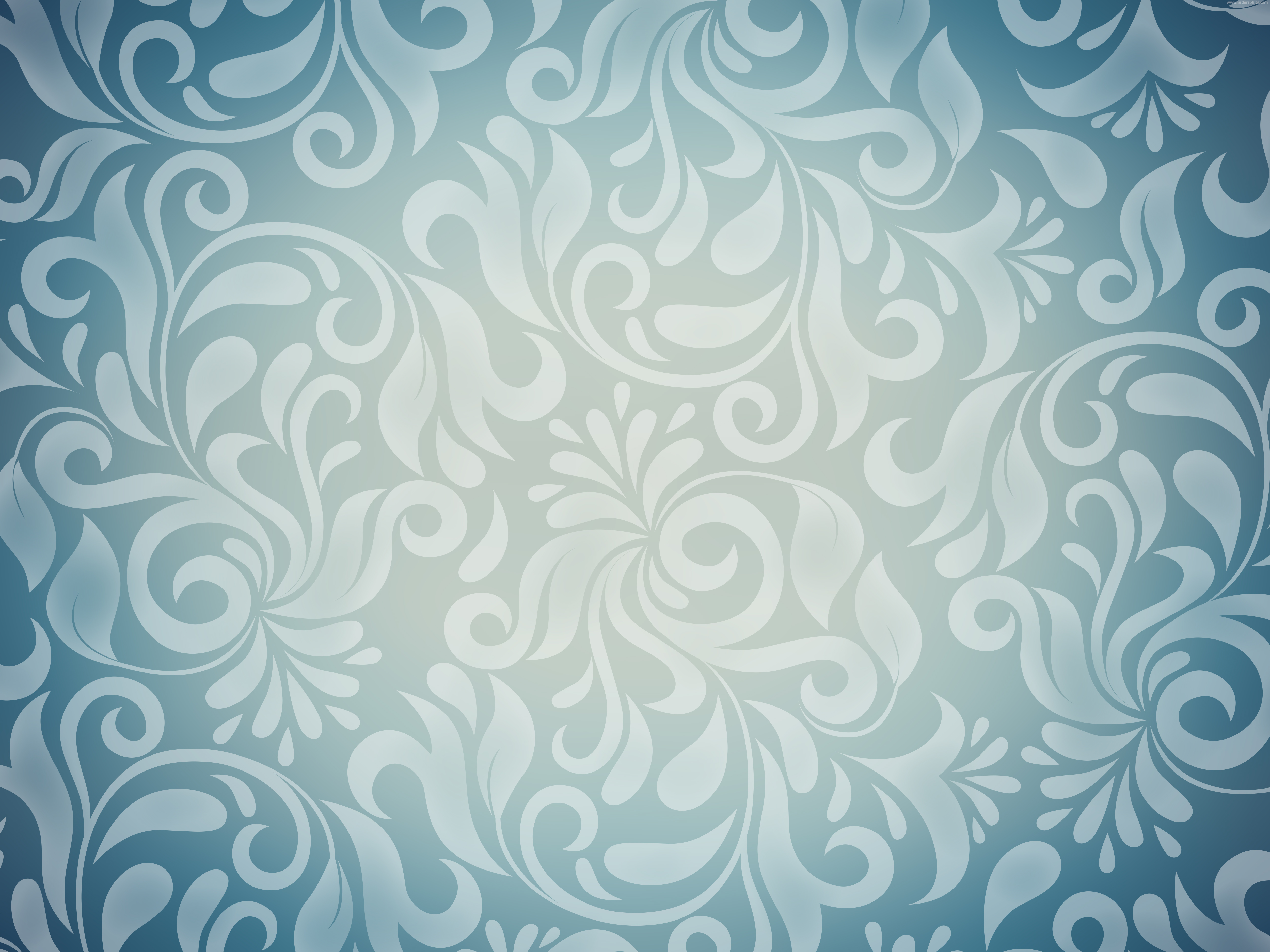 Detail Vintage Background Pattern Blue Nomer 34