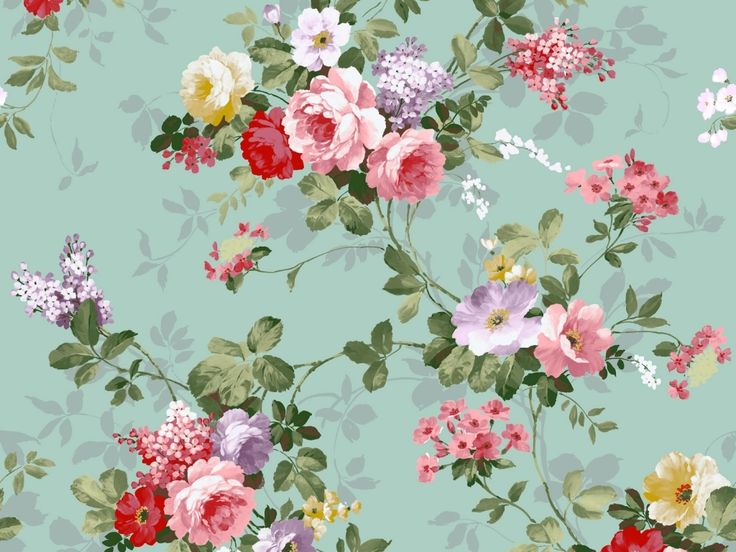 Detail Vintage Floral Background Tumblr Nomer 18