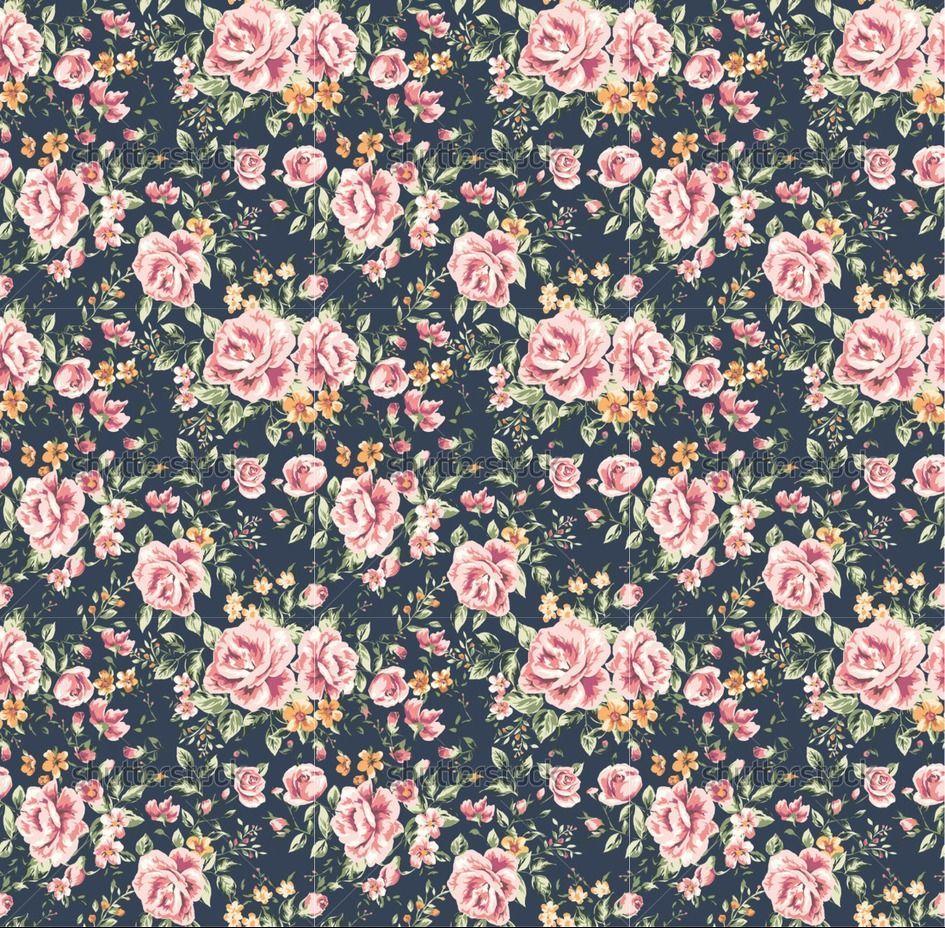 Detail Vintage Floral Background Tumblr Nomer 4