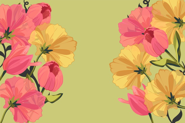 Detail Vintage Flower Background Vector Free Download Nomer 26