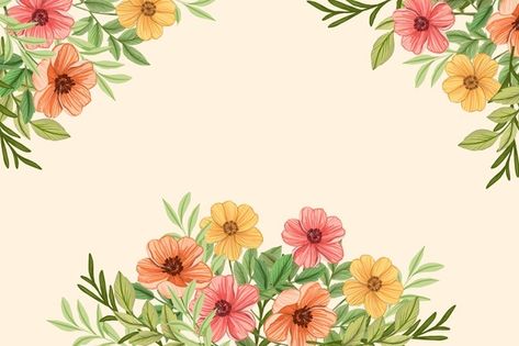 Detail Vintage Flower Background Vector Free Download Nomer 38