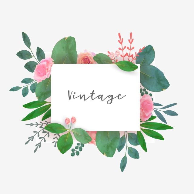 Detail Vintage Flower Background Vector Free Download Nomer 47