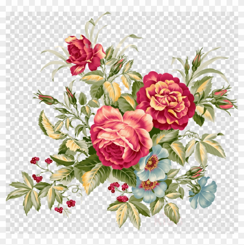 Detail Vintage Flower Design Nomer 18