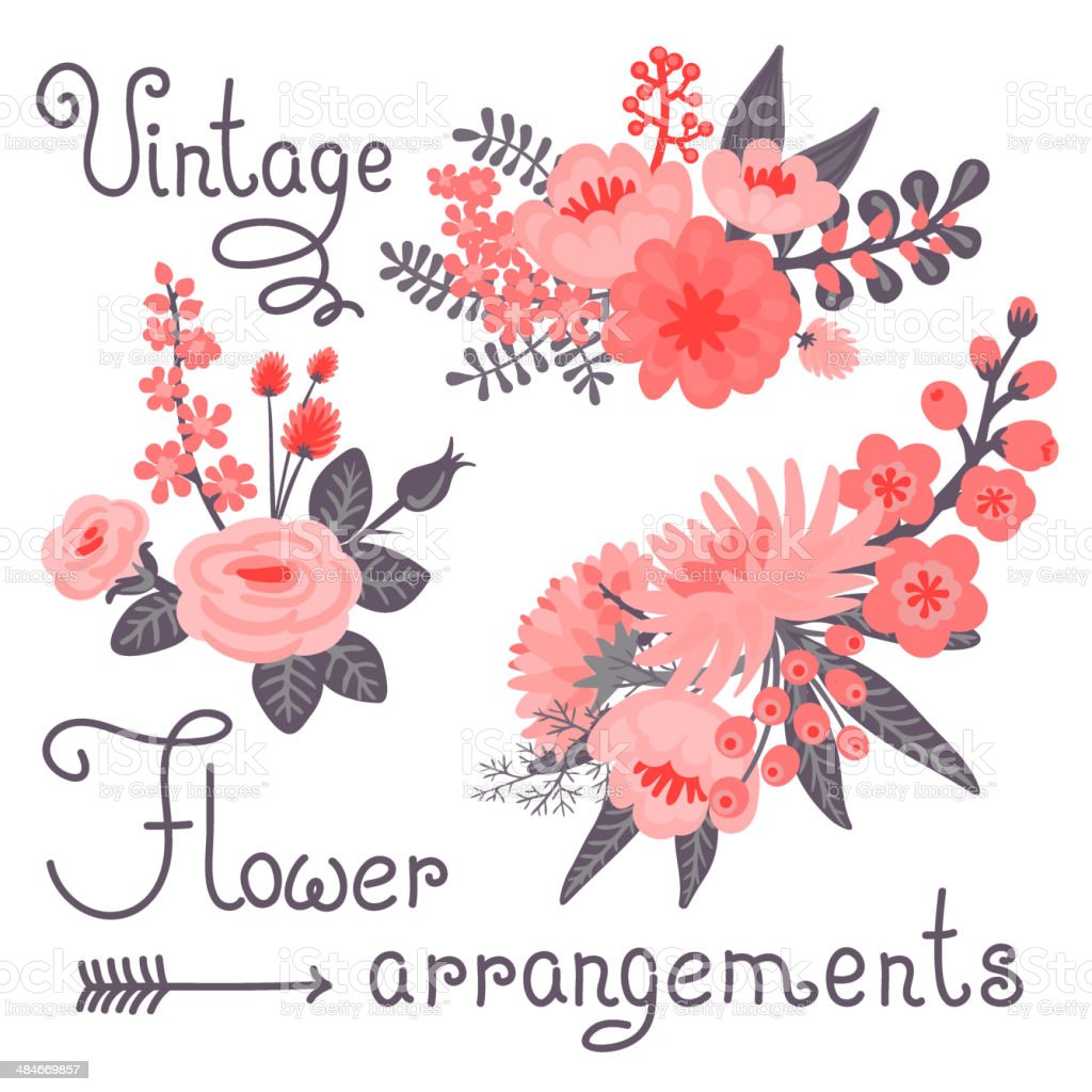 Detail Vintage Flower Design Nomer 47
