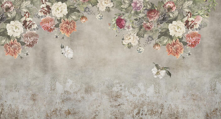 Detail Vintage Flower Wallpaper Nomer 32