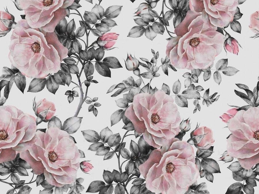 Detail Vintage Flower Wallpaper Nomer 52